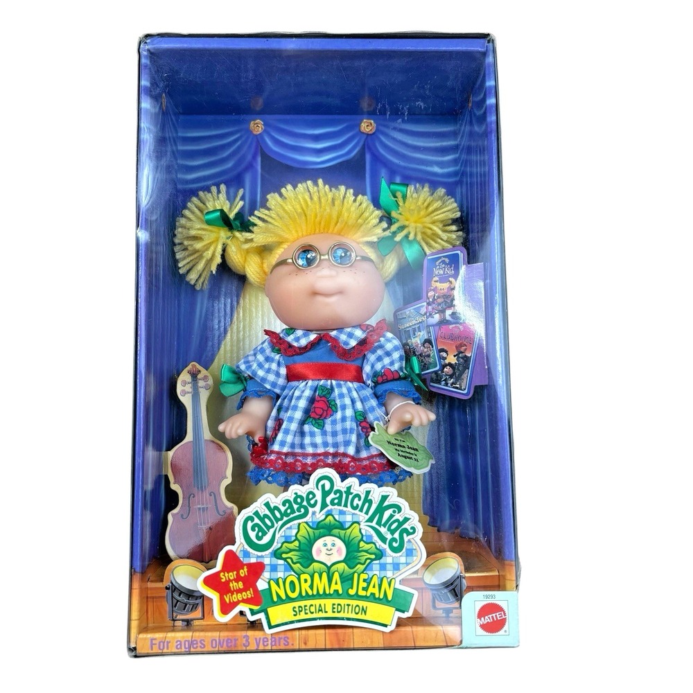 Vintage 1998 Cabbage Patch Kids Norma Jean Special Edition Doll NEW IN BOX NIB